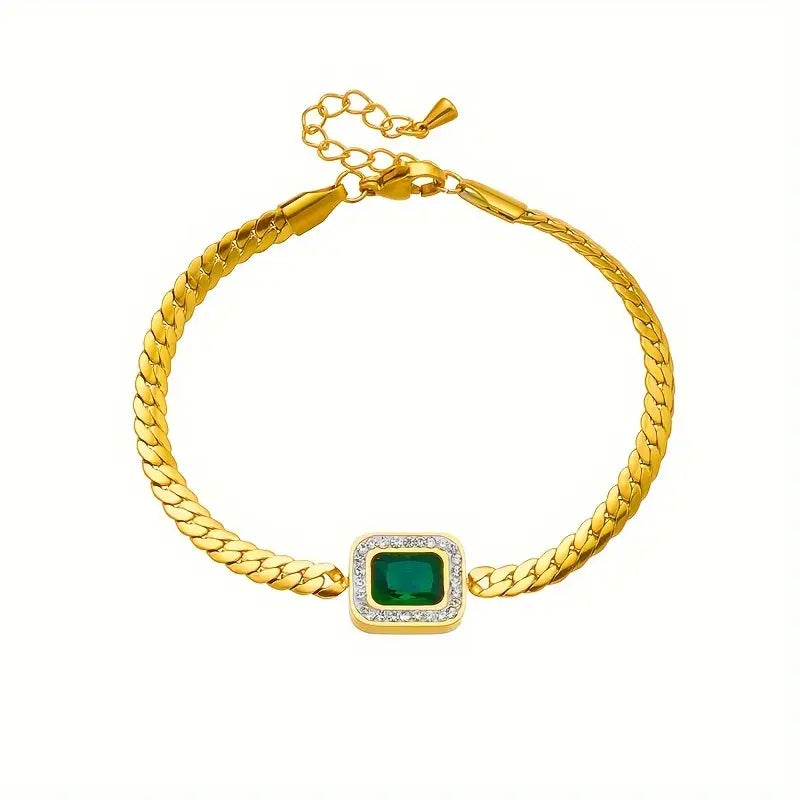 Goddelijke Smaragd Armband