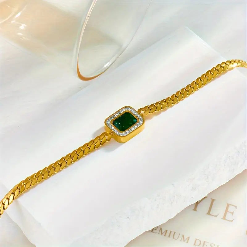 Goddelijke Smaragd Armband