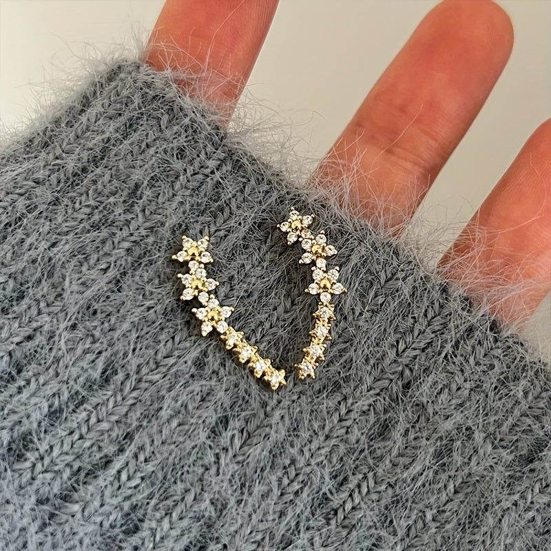 Elegante florale oorbellen