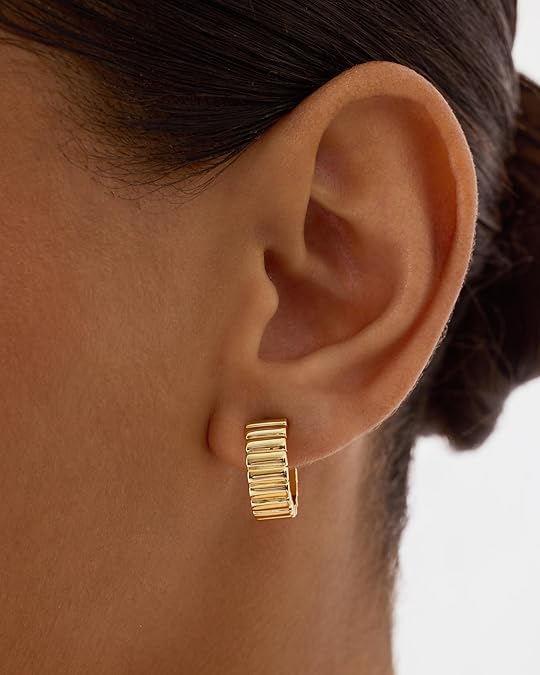 Pendientes Relieve Clásico | Oro