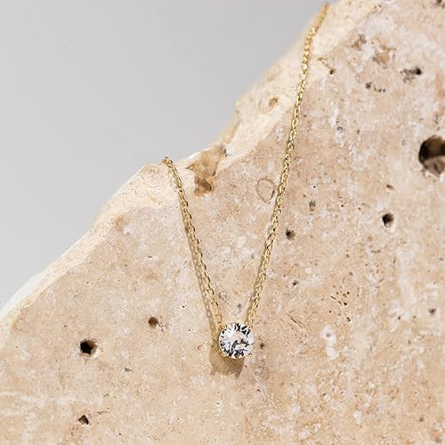Collar Aurora Cristal | Oro