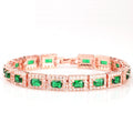 Gouden Smaragd Armband