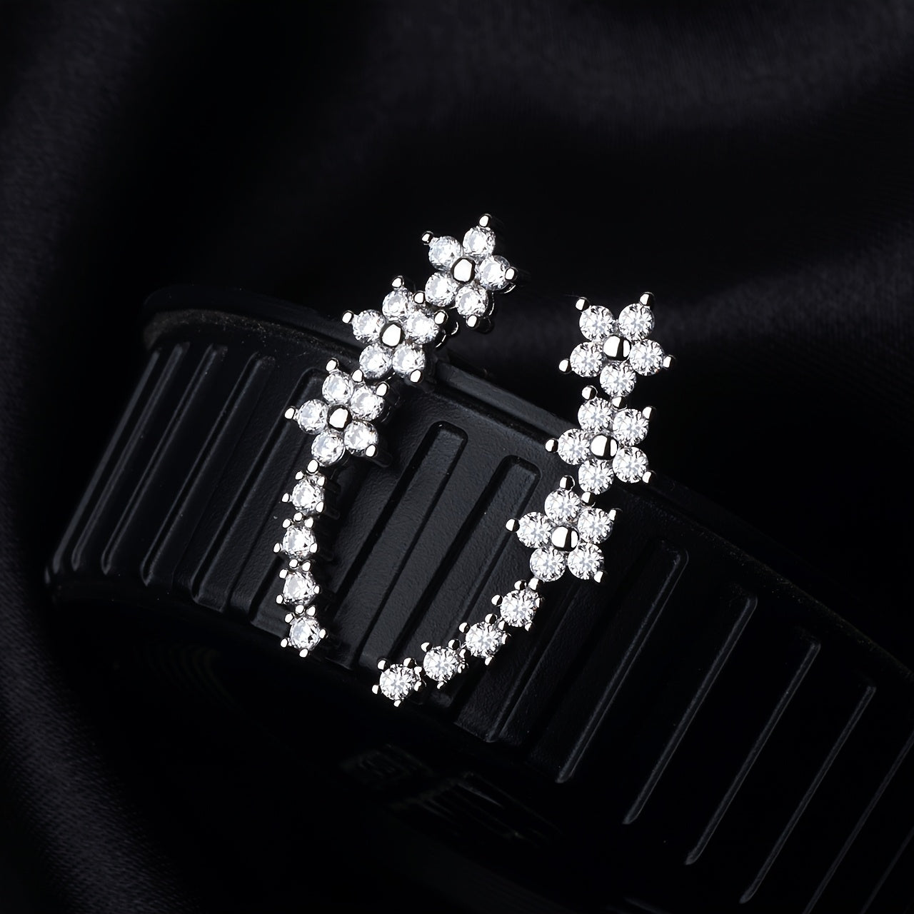 Elegante florale oorbellen