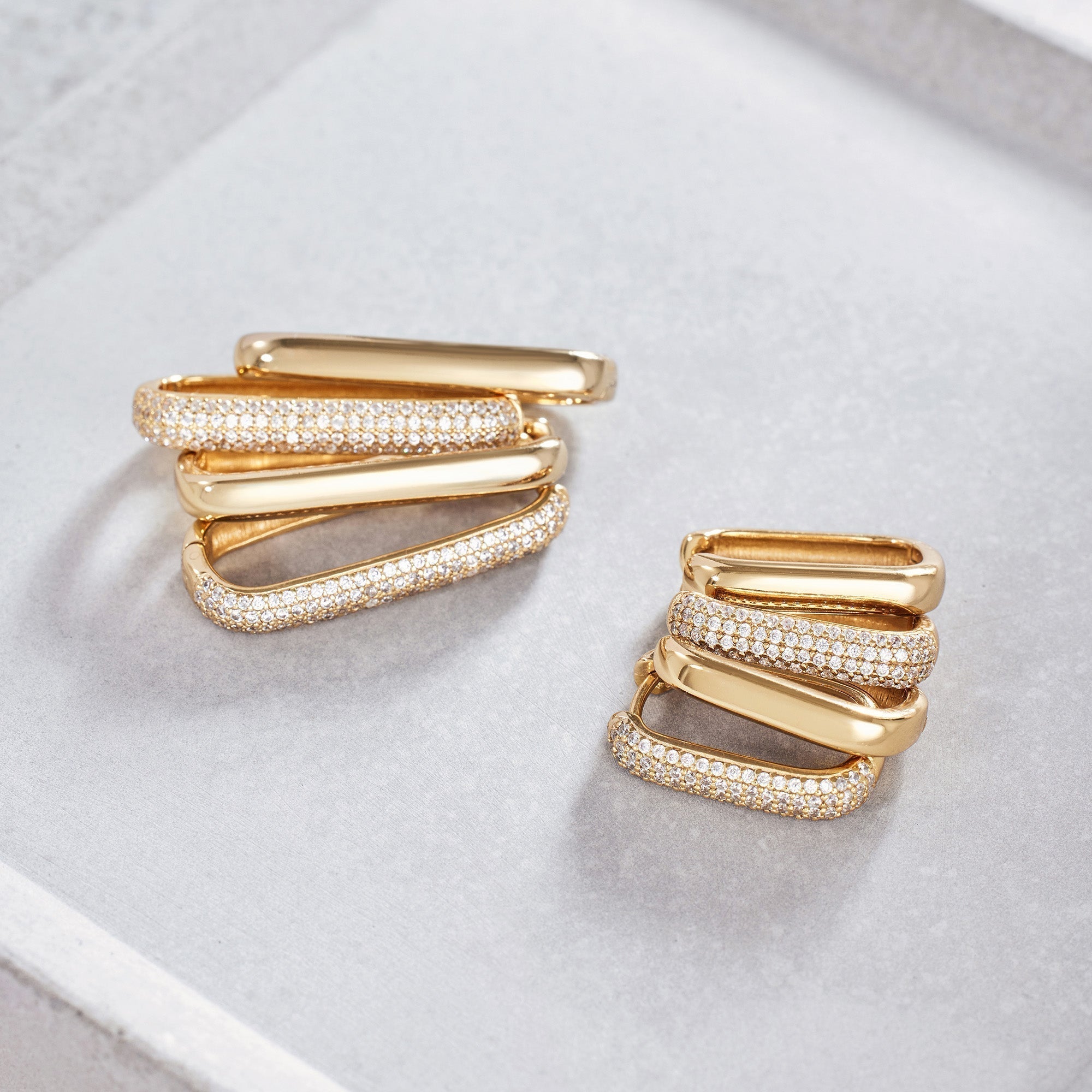 Pendientes Argolla Ícono | Oro