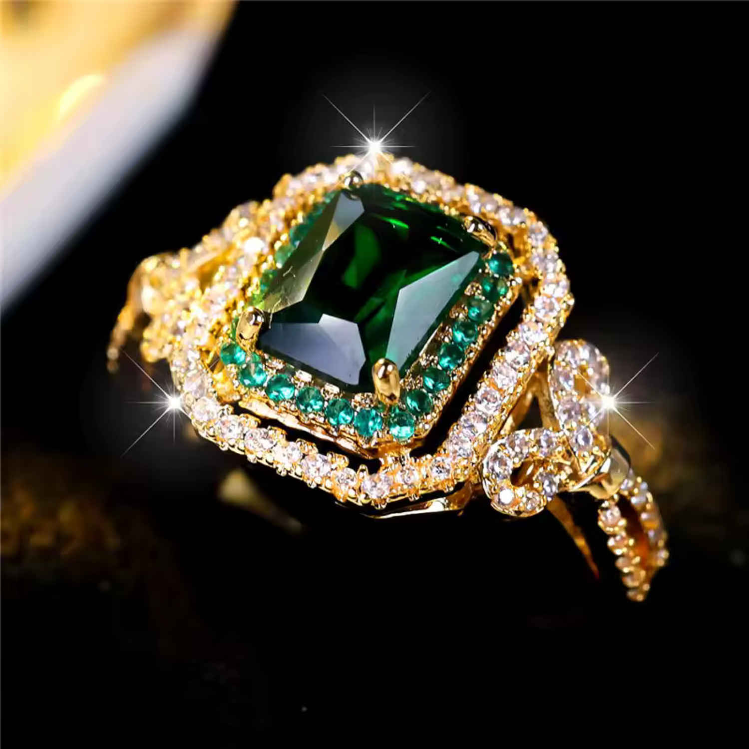 Astrale Smaragd Ring