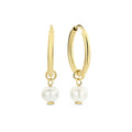 Pendientes Perla Suspensa | Oro