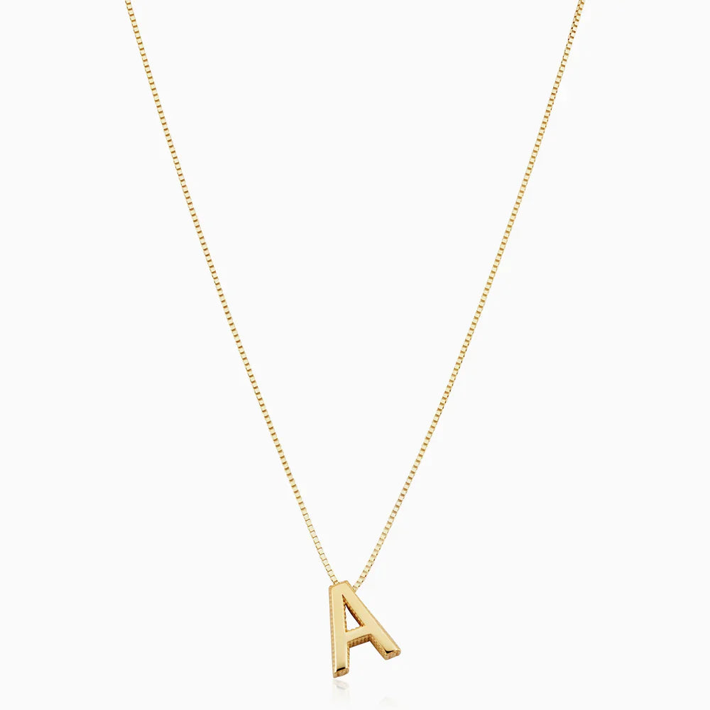 Collar de Amor con Inicial | Oro