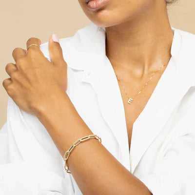 Collar de Amor con Inicial | Oro