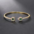 Pulsera Esmeralda Brillante