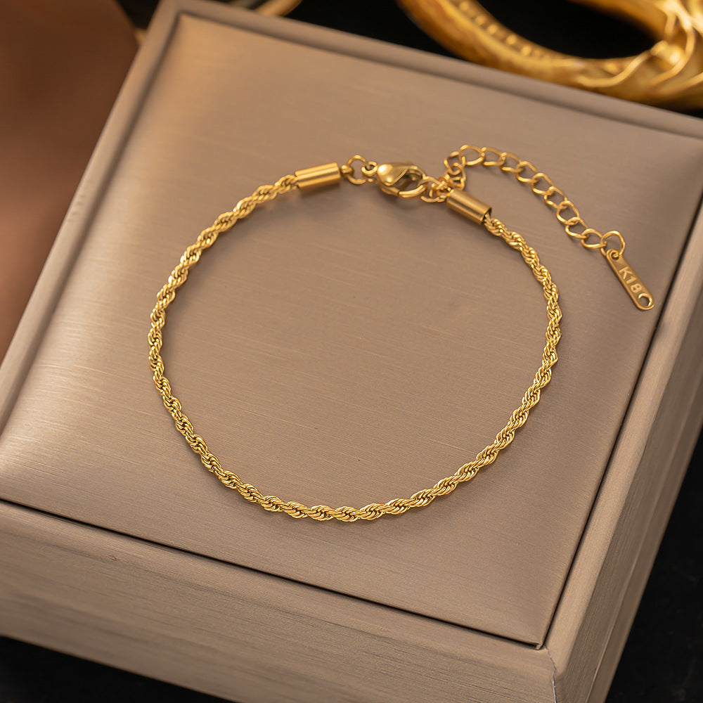 Pulsera Trenzada | Oro