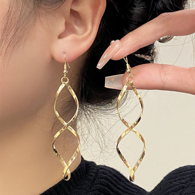Pendientes Espiral Dorada | Oro