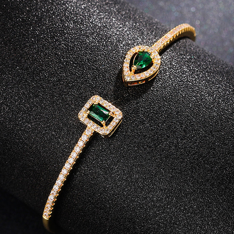 Pulsera Esmeralda Brillante