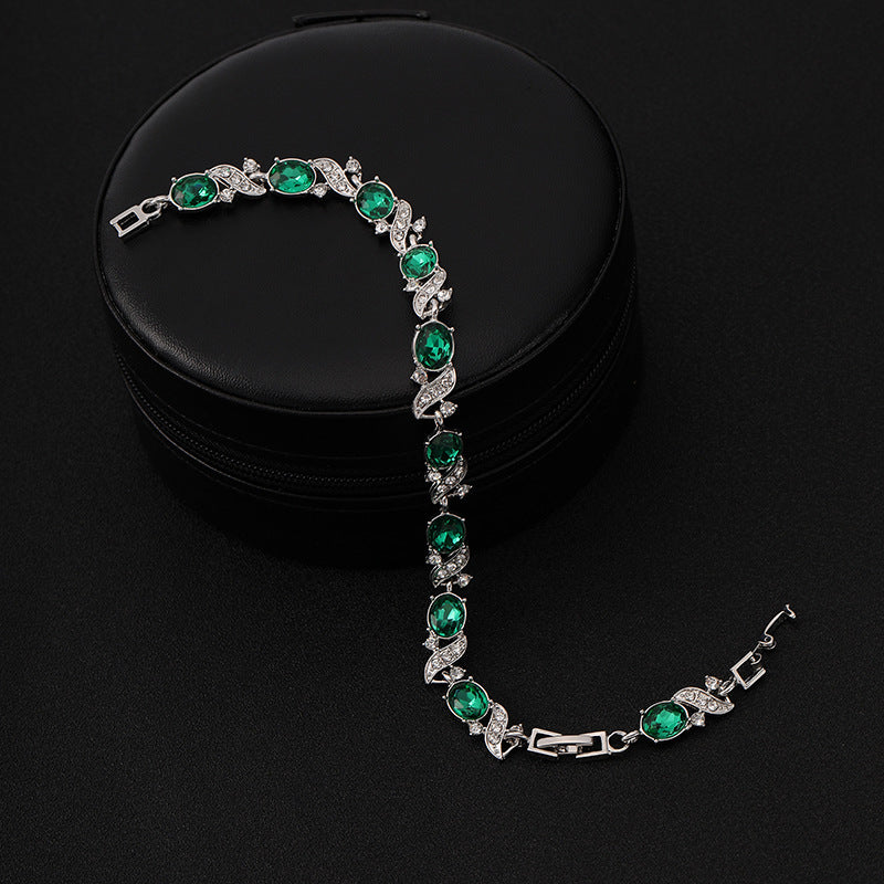 Smaragd Jade Armband