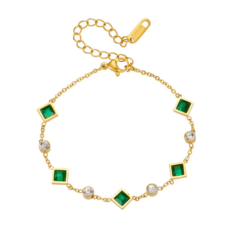 Hemelse Smaragd Armband