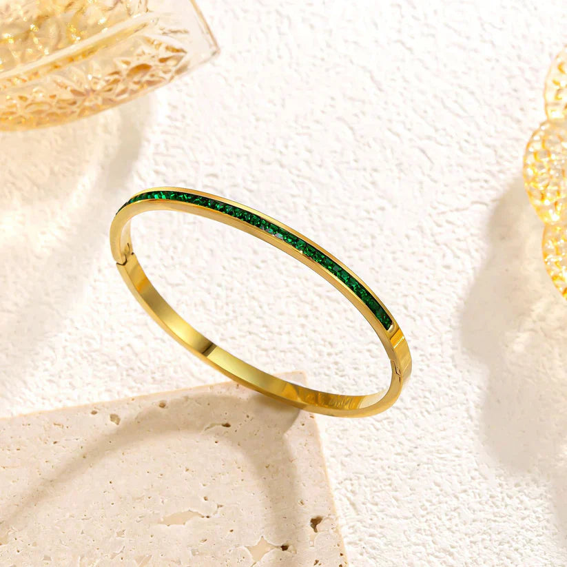 Pulsera Esmeralda Cielo