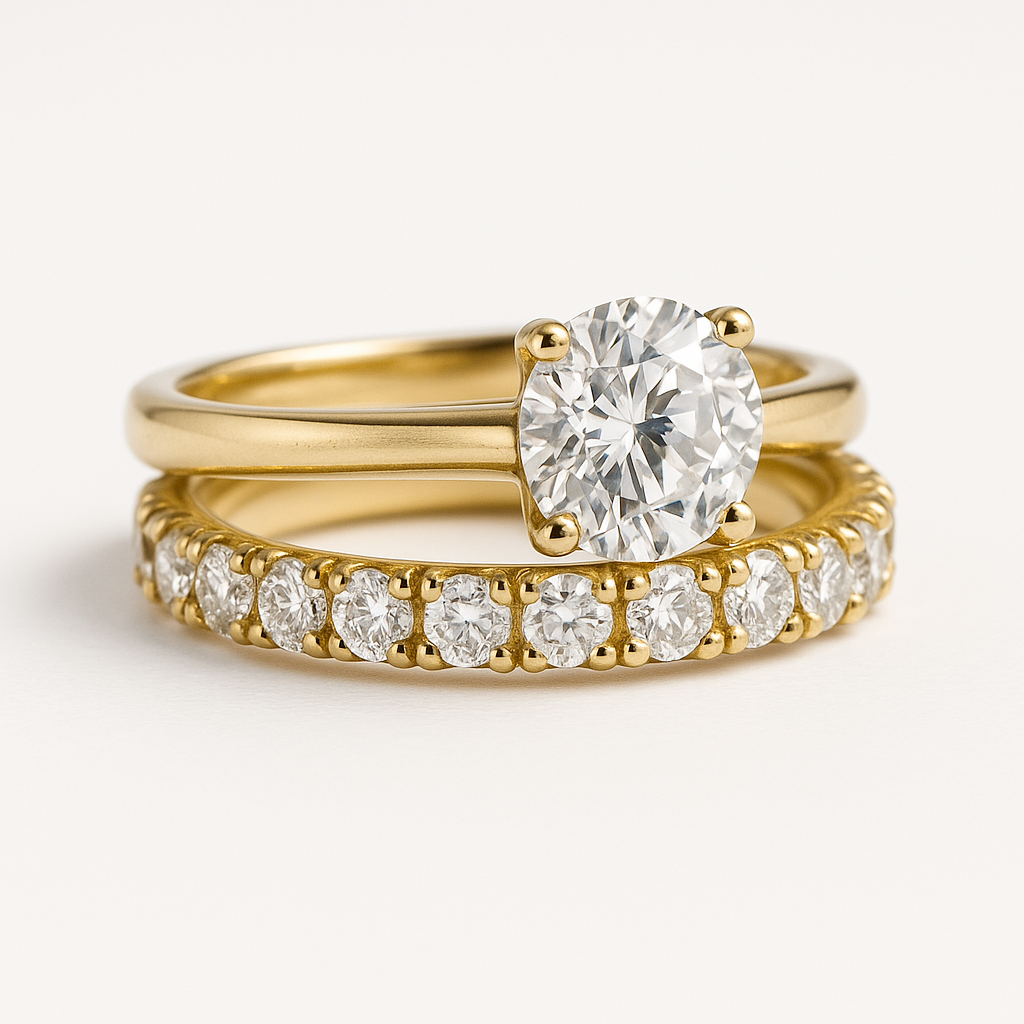 Conjunto de Anillos Aurora | Oro